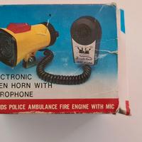 speaker bicicletta anni 80 3 suoni + microfono