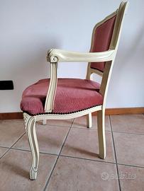 Sedia legno in stile Liberty