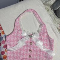 Top rosa stile kpop shein taglia L