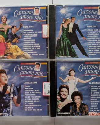 Lotto 4 CD Canzone Amore Mio – Paolo Limiti 