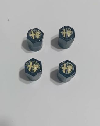 4 tappi coprivalvole gomme cerchi alfa romeo 