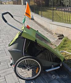 Carrellino bici Croozer per 2 bambini