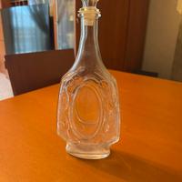 Bottiglia vintage di vetro