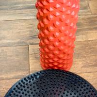 rullo massaggio muscolare+balance board gonfiabile