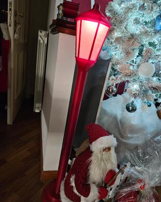 Lanterna di natale smontabile con vetrofania merry
