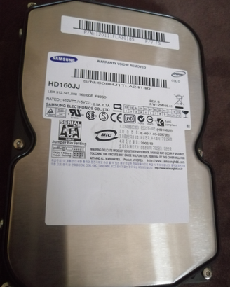Hard disk interno 160gb 3,5 pollici sata