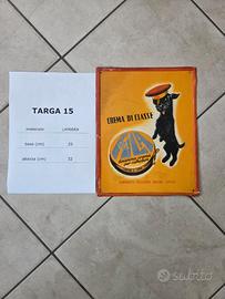 Targa vintage Fila - Crema di classe