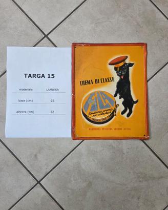Targa vintage Fila - Crema di classe