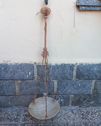 Lampadario in alabastro Art Decò anni 20 