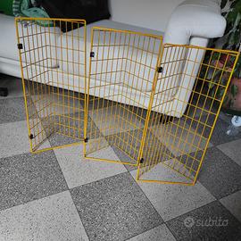 Mensole gialle metallo 20x20x63