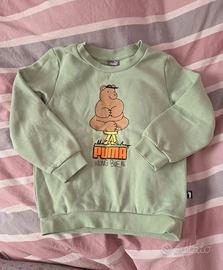 tuta Puma felpa e pantaloni tg. 6 anni