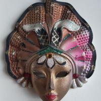 Maschera veneziana in ceramica di Albissola