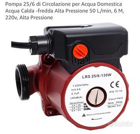 Pompa aumentare pressione acqua