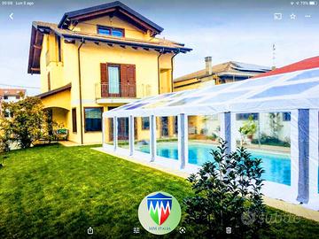 Coperture, Tendostutture per piscine pvc crystal