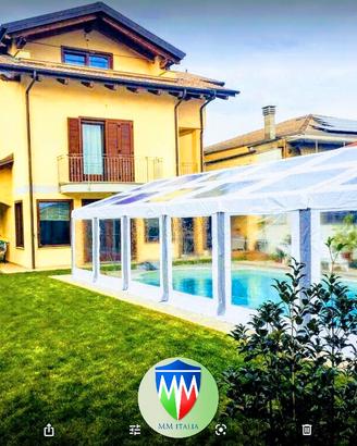 Coperture, Tendostutture per piscine pvc crystal