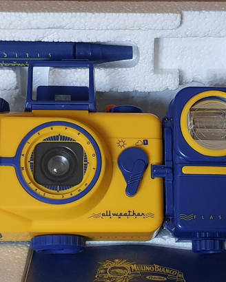 Fotocamera impermeabile Barilla nuova 1994.Flash