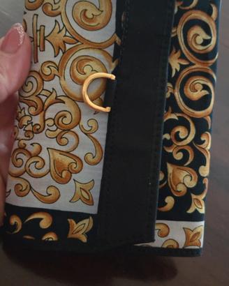 portafoglio puro vintage stoffa Versace