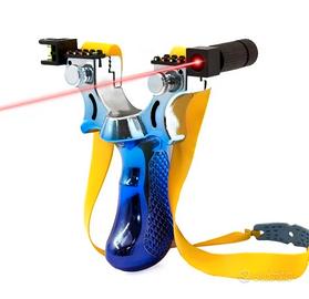 Fionda con mirino laser e livello 