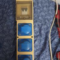 quadro elettrico da esterno con prese