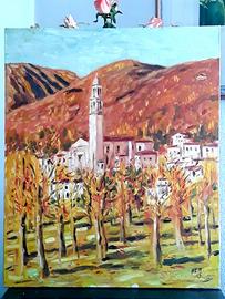 Olio su tela 50x70