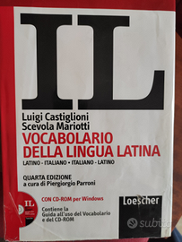  Vocabolario Della Lingua Latina : Latino-Italiano,  Italiano-Latino - Luigi Castigioni - Libri