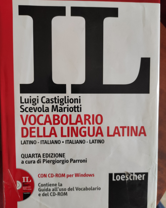 Il vocabolario della Lingua Latina