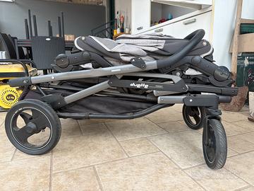 Passeggino gemellare Peg Perego Duette Piroet grey