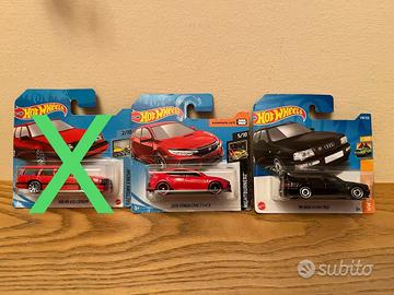 Hotwheels Audi e Honda