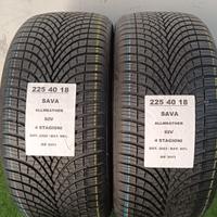 2 GOMME 225 40 18 SAVA 4 STAGIONI RIF3613