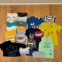 Magliette, canotte camicie e pantaloni corti