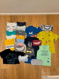 Magliette, canotte camicie e pantaloni corti