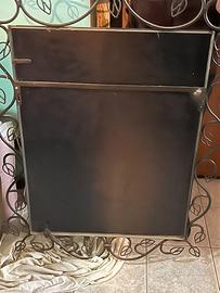 Specchio vintage in ferro battuto-stile floreale