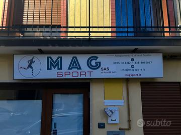 Insegna luminosa Monofacciale 290x50x10 CM