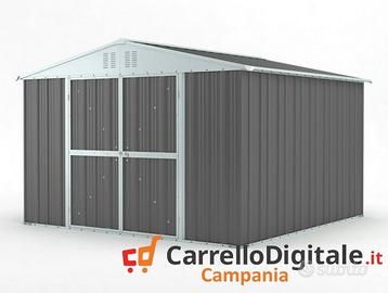 Box struttura lamiera Acciaio 327x307 grigio scuro