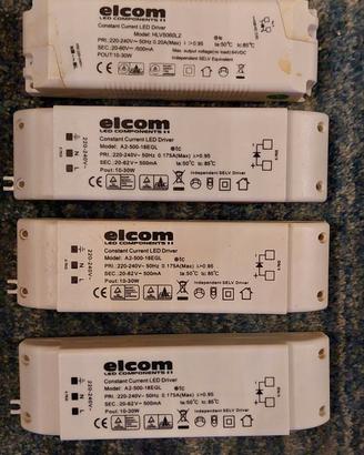 4 Alimentatori per plafoniere led 