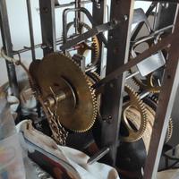 pezzo di pendolo antico vintage per ricambi 