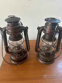 Lanterne vintage elettriche in stile indistriale