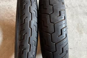 Gomme Dunlop D401 Harley D. 100/90 19 e 150/80 16