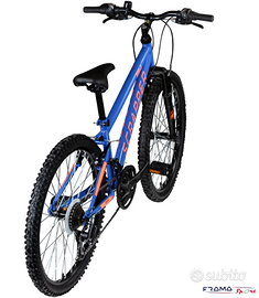 Mtb Junior Scrapper 24'' Ammortizzata blu