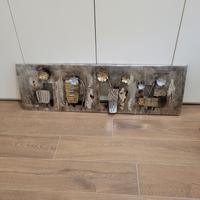 Quadro da parete in metallo 3D, 120 x 40 cm, 
