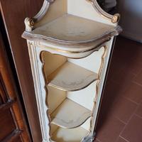 Angoliera legno vintage