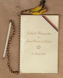 Wildon corso danza 1913 carnet ballo (CR57)