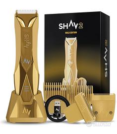 Shav Gold rasoio corpo uomo IPX7 senza fili