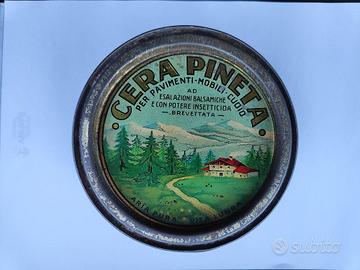 Scatola latta cera Pineta