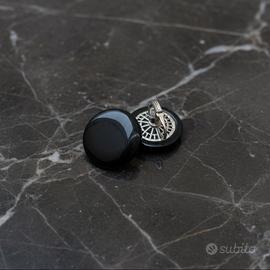 orecchini clip neri