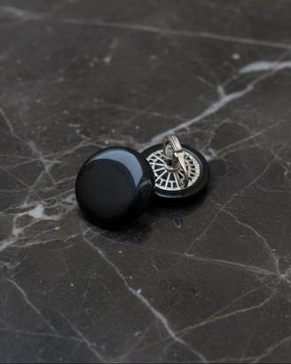 orecchini clip neri