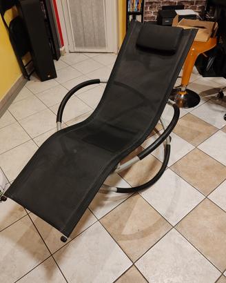 poltrona lettino a dondolo orbitale