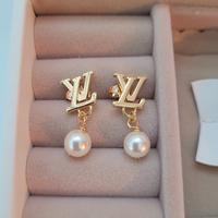 Orecchini Ispirati con Logo LV