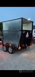 Trailer due posti per trasporto animale