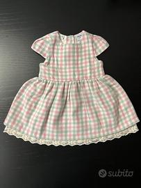 Abito bimba quadretti Primigino 62cm